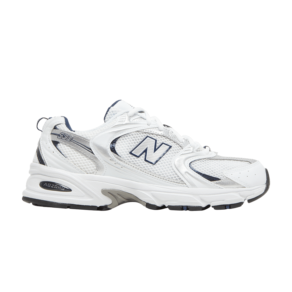 New Balance 530 Blanc Argent Marine