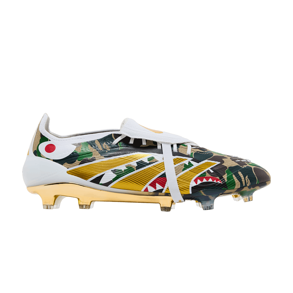 adidas Predator Elite Foldover Tongue FG Bape Vert Camouflage