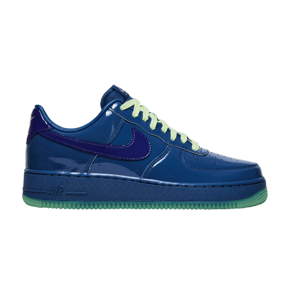 Nike Air Force 1 Low Patent Leather Mystic Navy Grape Ice