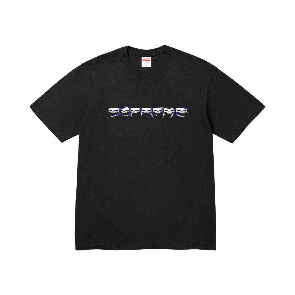 Supreme Skulls Spellout Tee « Black »