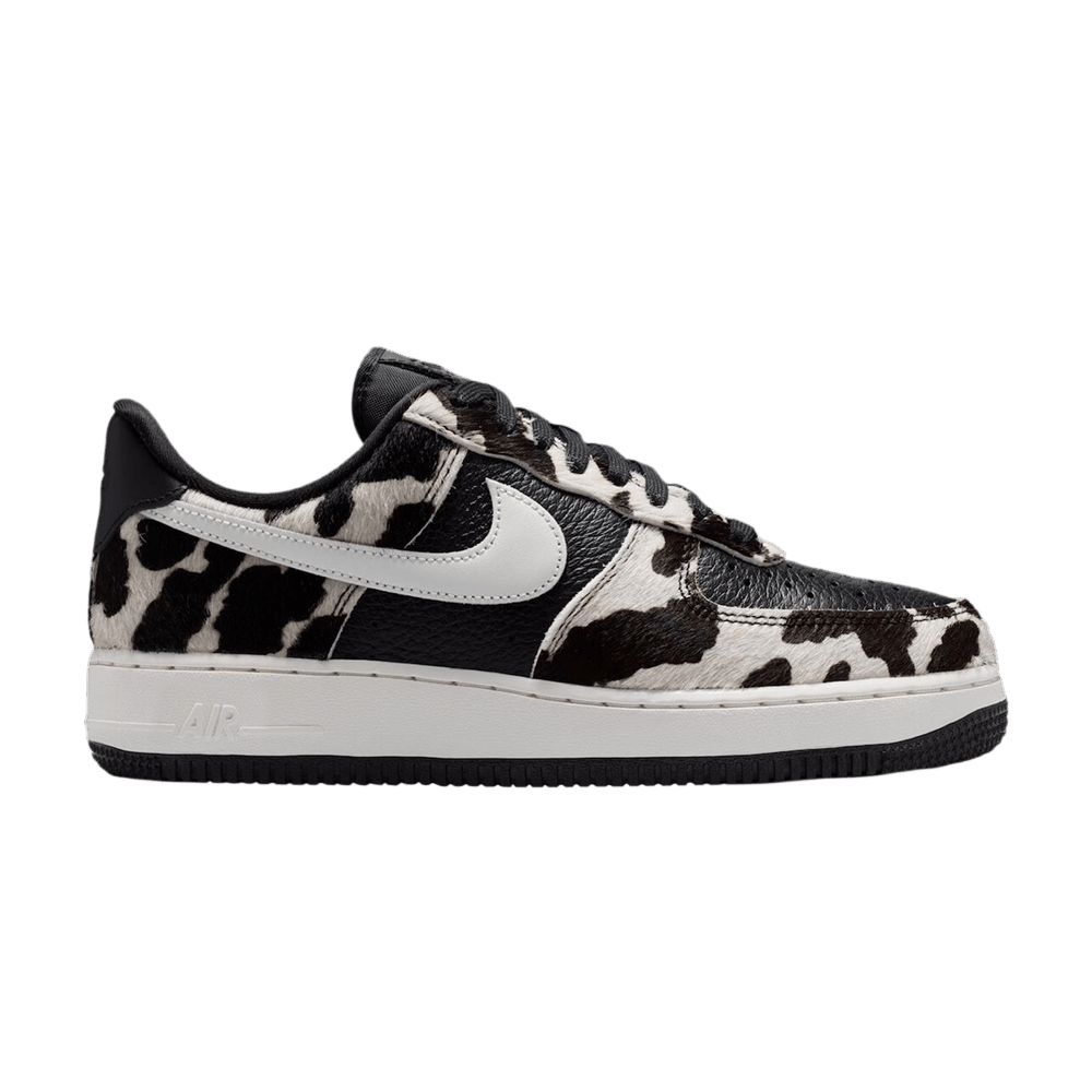 Nike Air Force 1 Low Cow Print Noir (Femme)