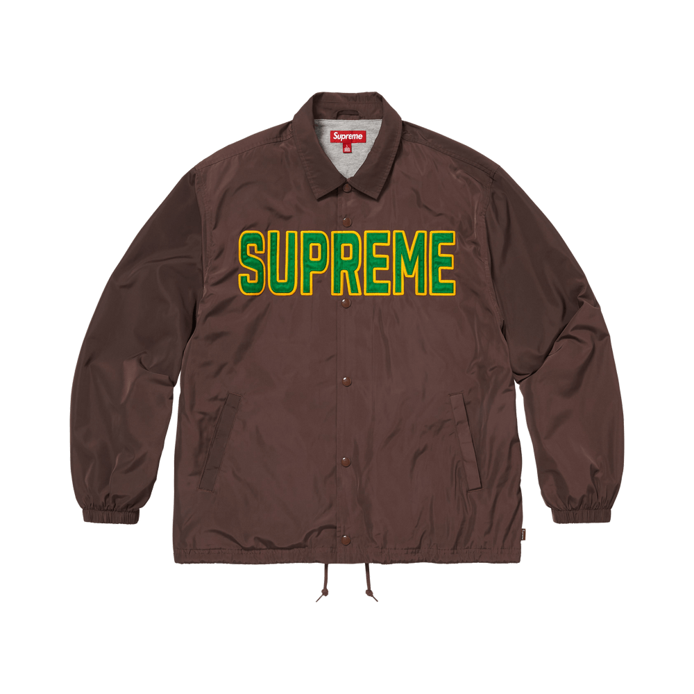 Veste d'entraîneur Supreme Spellout « Brown »