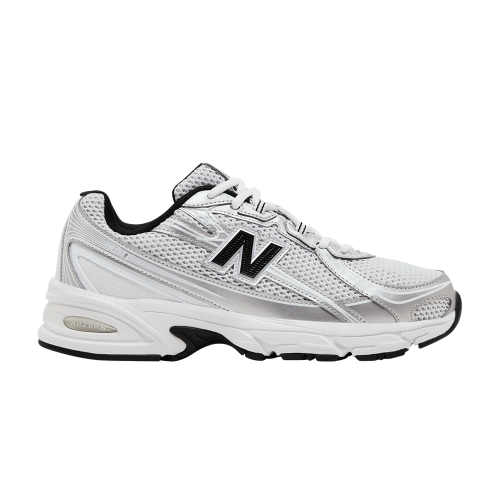 New Balance 740 Blanc Argent Métallisé Marine