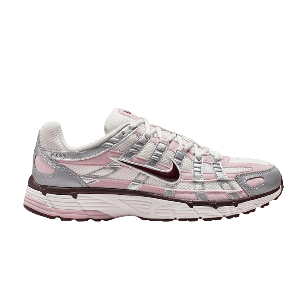 Nike P-6000 Argent Bordeaux Prune Craie (Femmes)