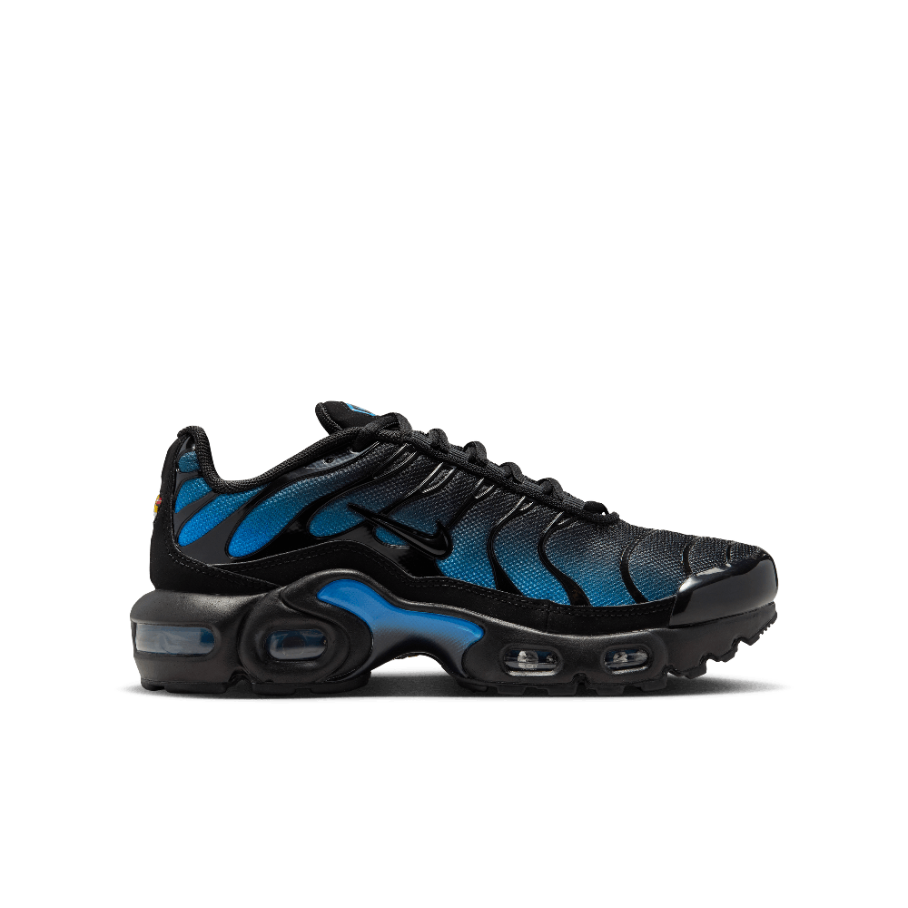 Nike Air Max Plus Older Kids' Shoes Black/Blue Crystal/Black
