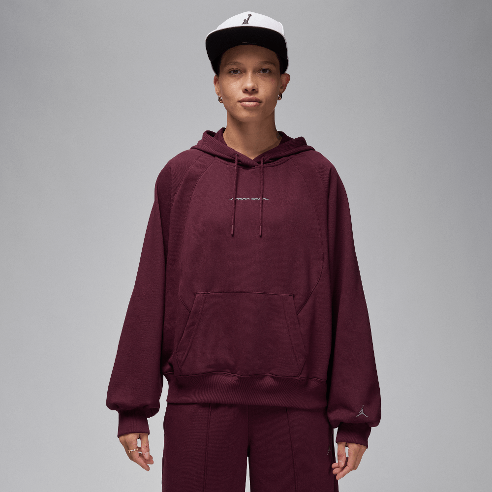 Jordan Sport Femme - Hoodie en polaire avec motifs Night Maroon/Stealth