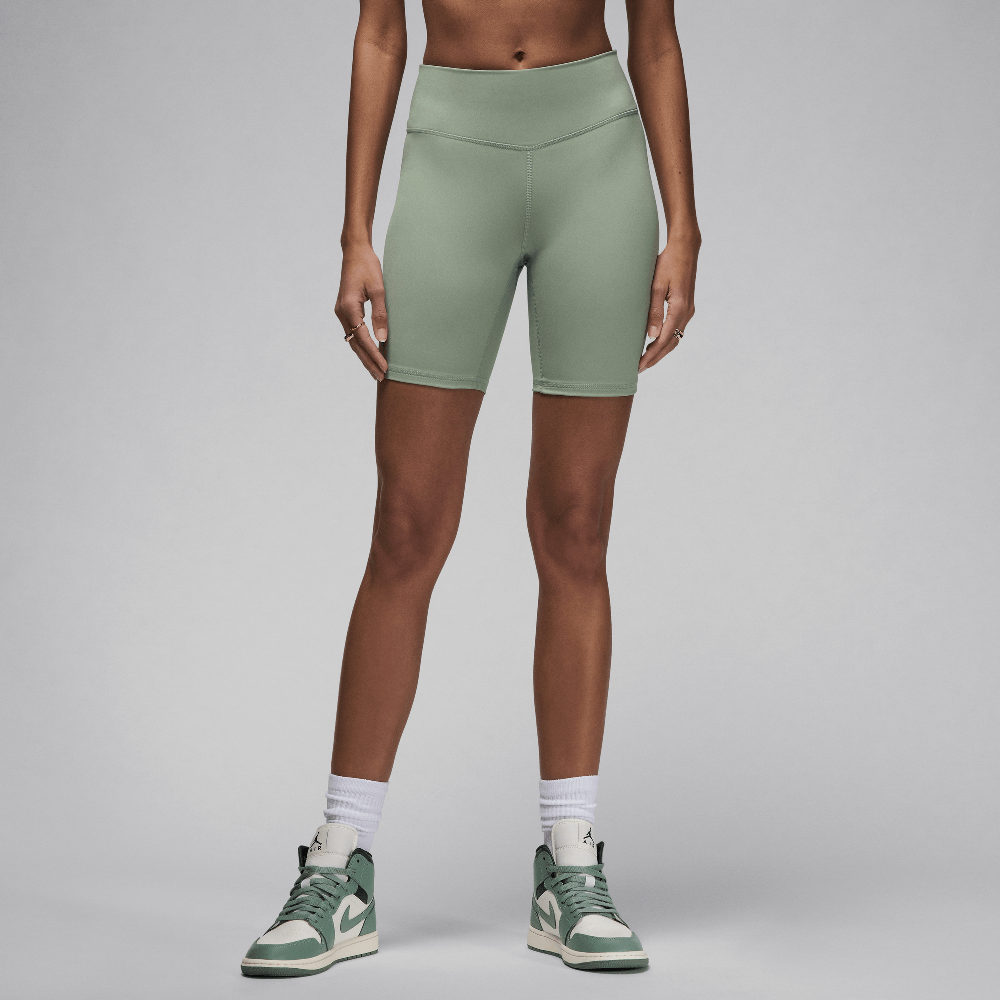 Short de cycliste taille haute 18 cm Jordan Sport pour Femme Jade Smoke/White