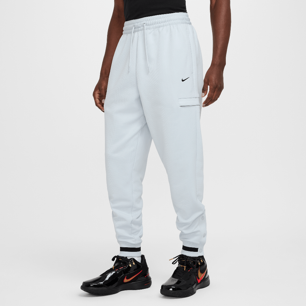 Pantalon de basket Nike DNA Therma-FIT pour homme, Platine pur/Noir