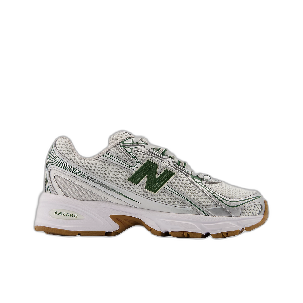 New Balance 740 Argent Métallisé Vert Alpin Foncé (GS)