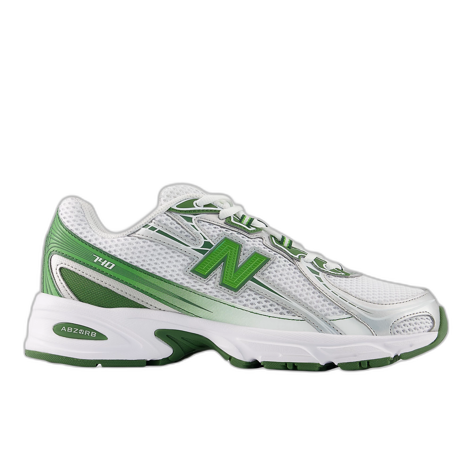 New Balance 740 blanc vert alpin