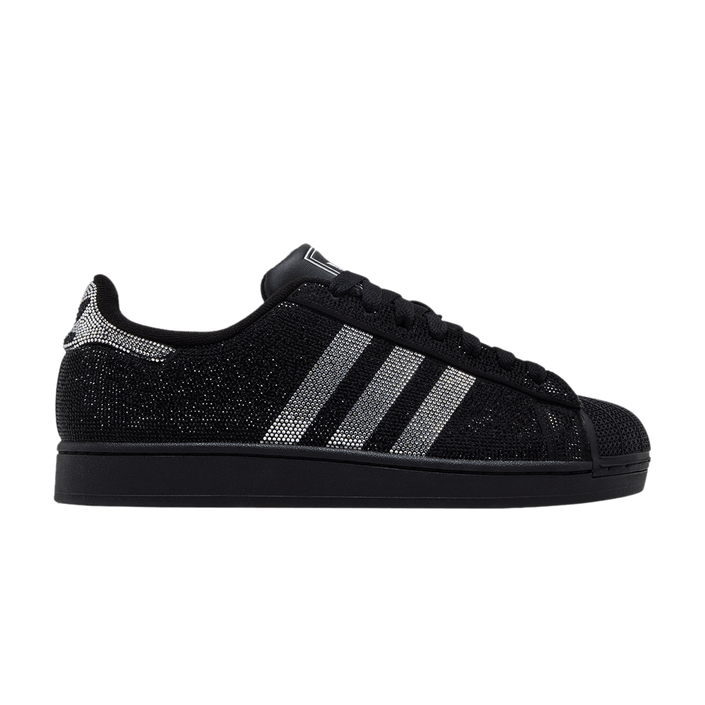 adidas Superstar II Rhinestone Black Silver (Femme)