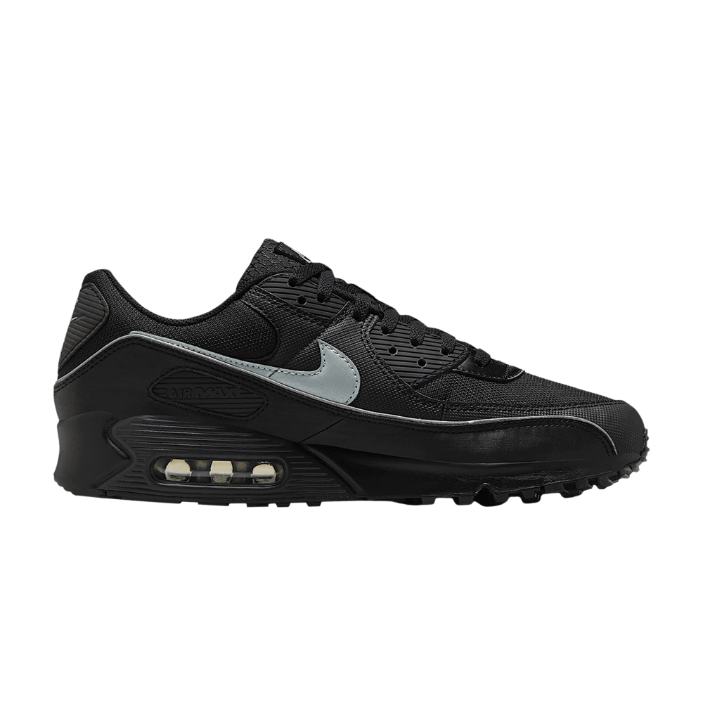 Nike Air Max 90 Premium Noir Réfléchissant