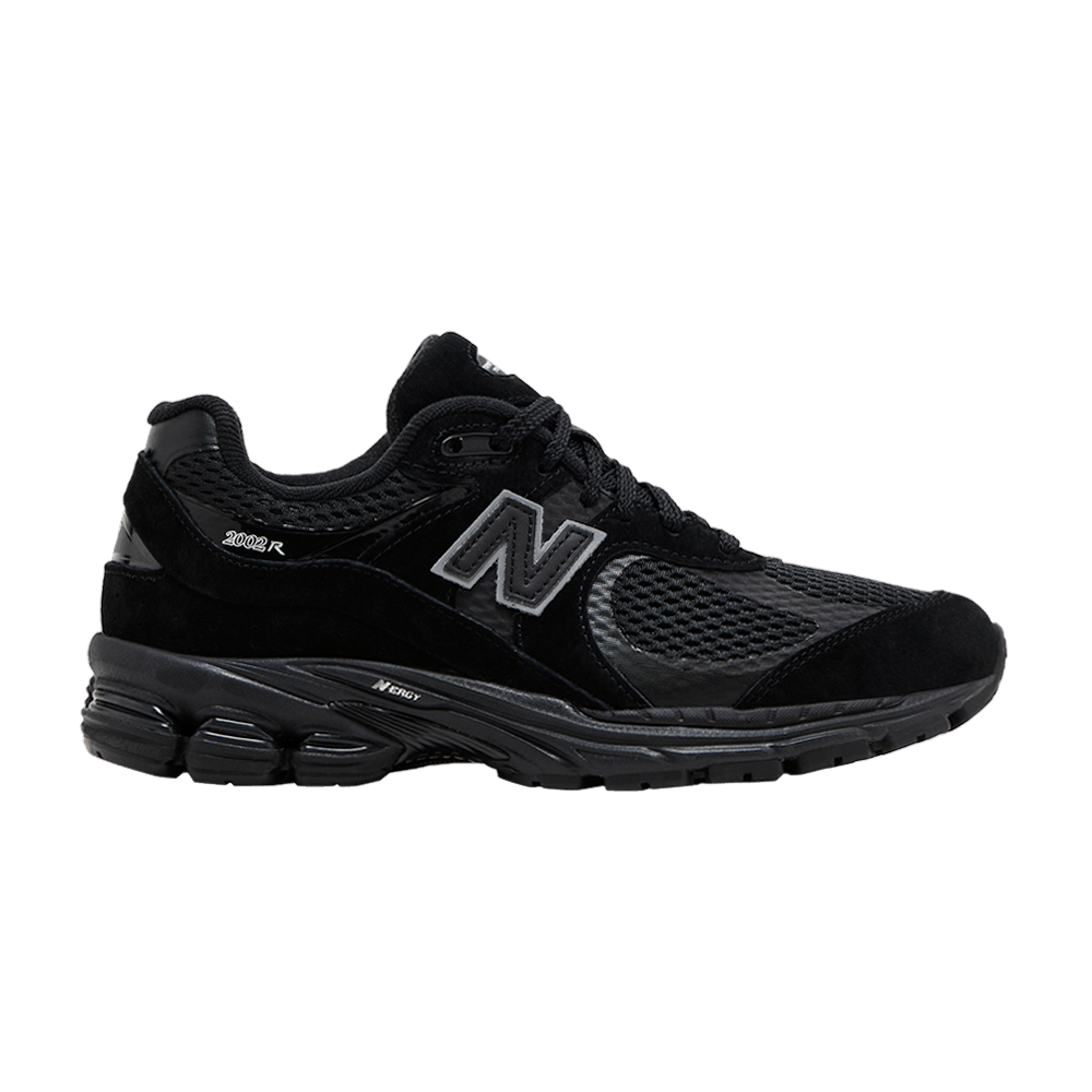New Balance 2002R Maille Noire Métallisée