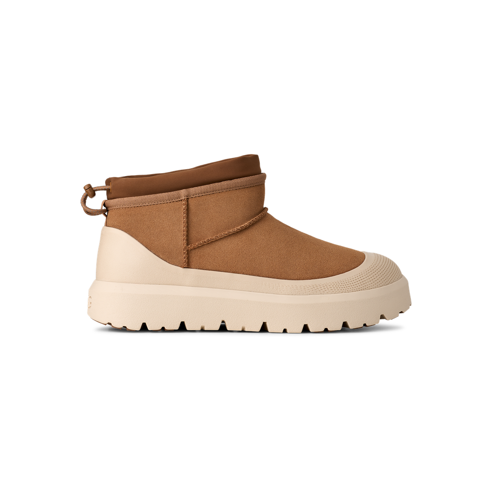 UGG Classic Ultra Mini Weather Hybrid Boot Marron Châtaigne Whitecap