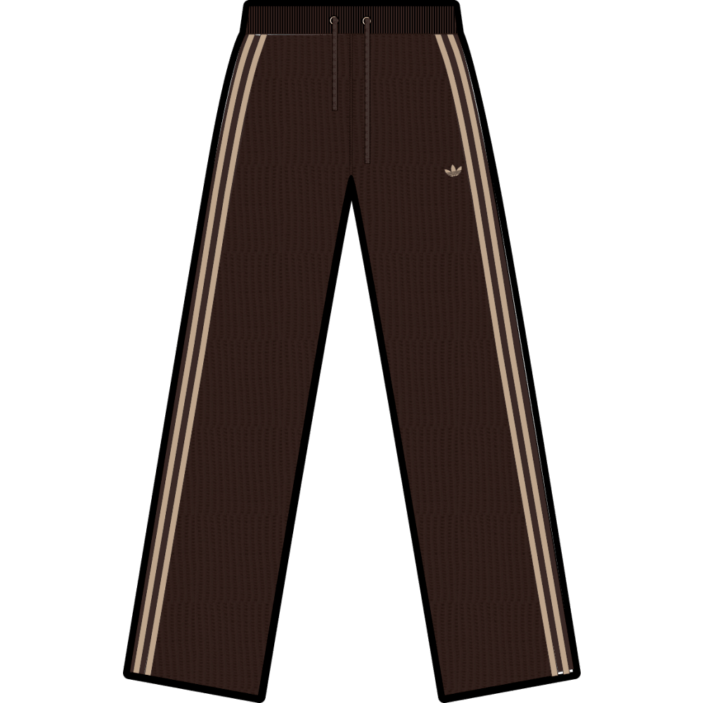 Pantalon de survêtement Adidas en crochet Aurora Coffee Magic Beige