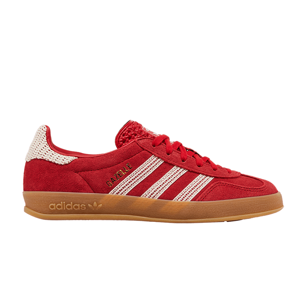 adidas Gazelle Indoor Better Scarlet Wonder White Gum (Femme)