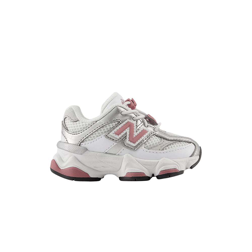 New Balance 9060 Bungee Lace White Rosewood Silver (TD)