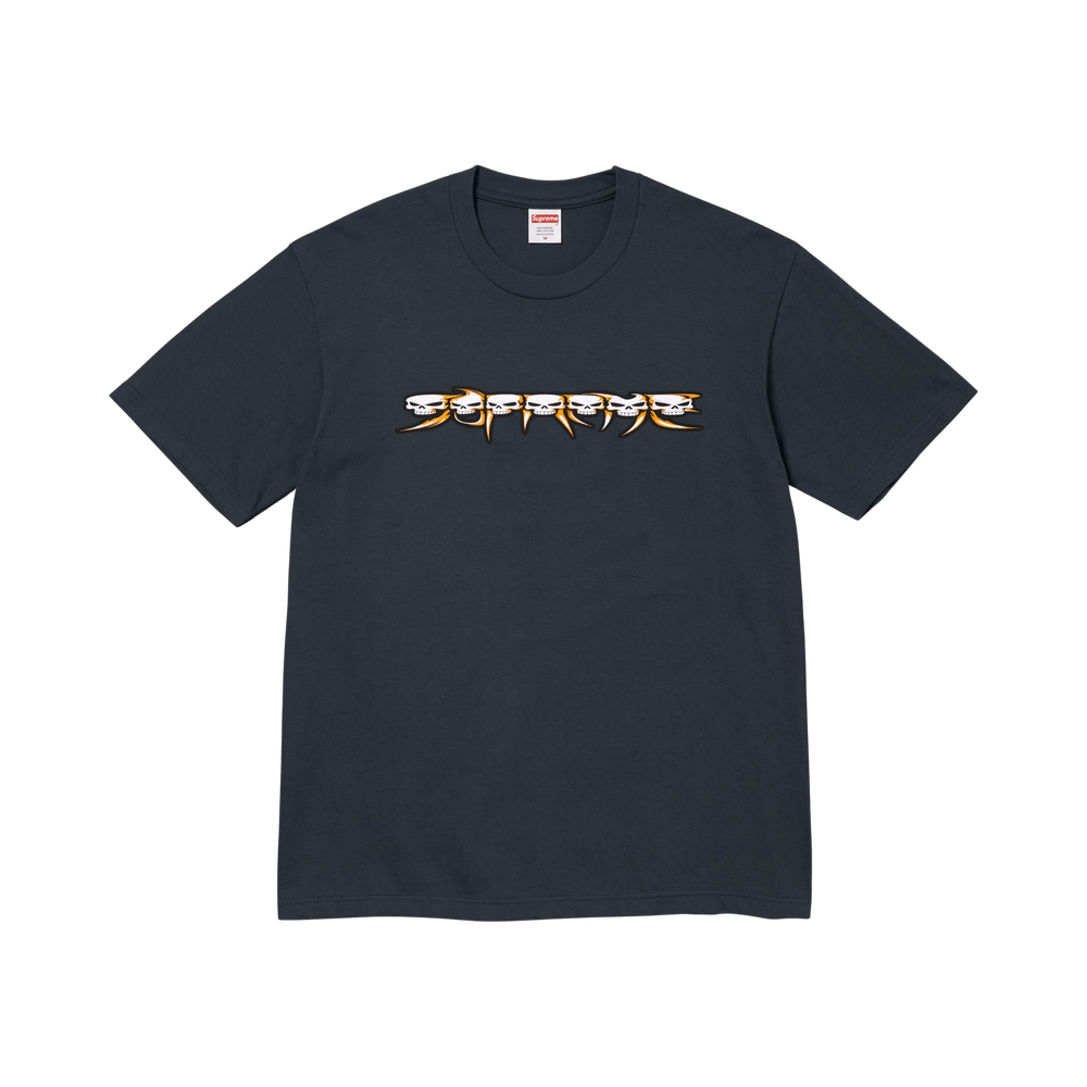 T-shirt à inscription Supreme Skulls 'Navy'
