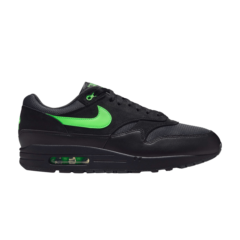 Nike Air Max 1 Essential Noir Vert fluo