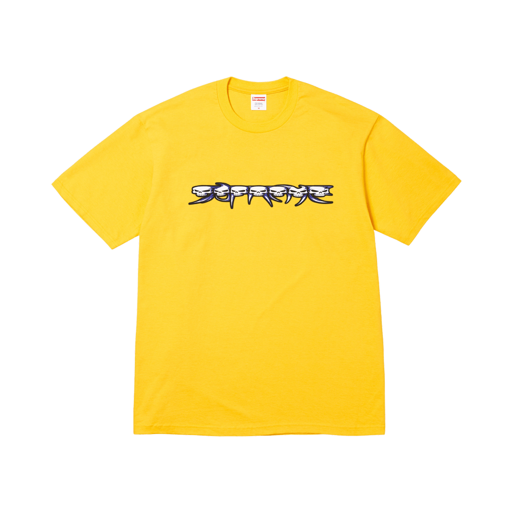 T-shirt Supreme Skulls Spellout 'Yellow'