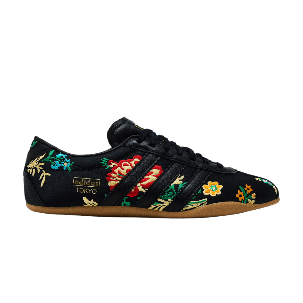 adidas Tokyo broderie florale noire (Femme)