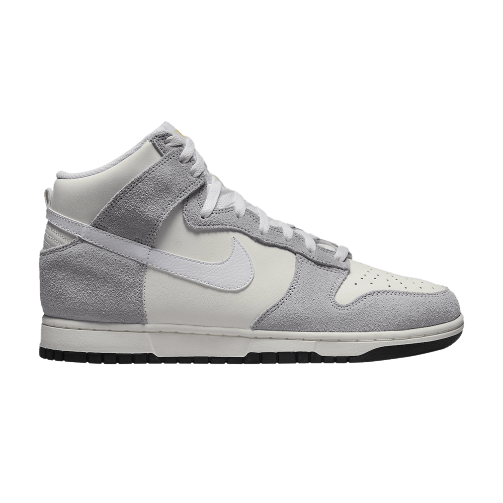 Nike Dunk High Retro Sail Pure Platinum Noir Blanc