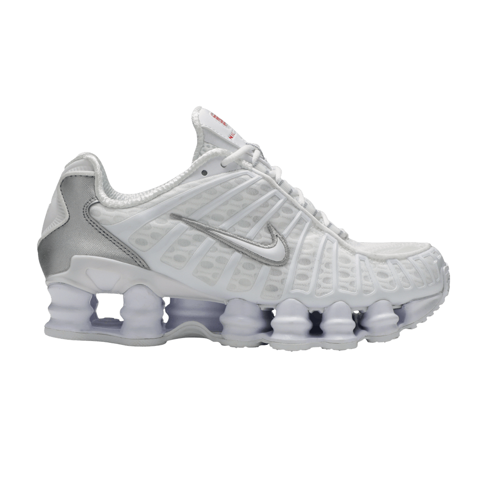 Nike Shox TL Blanc Argent Métallisé