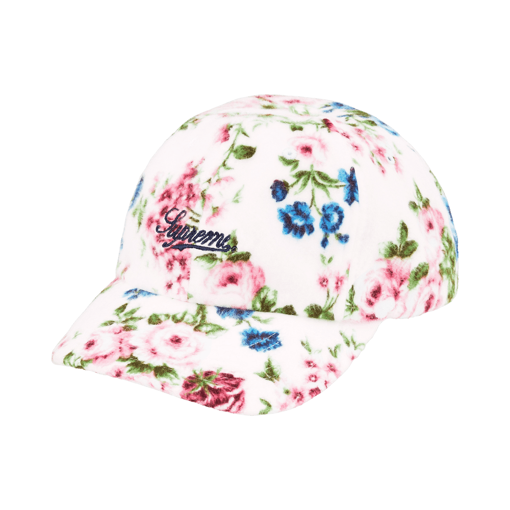 Supreme Floral Flannel 6-Panel "White"