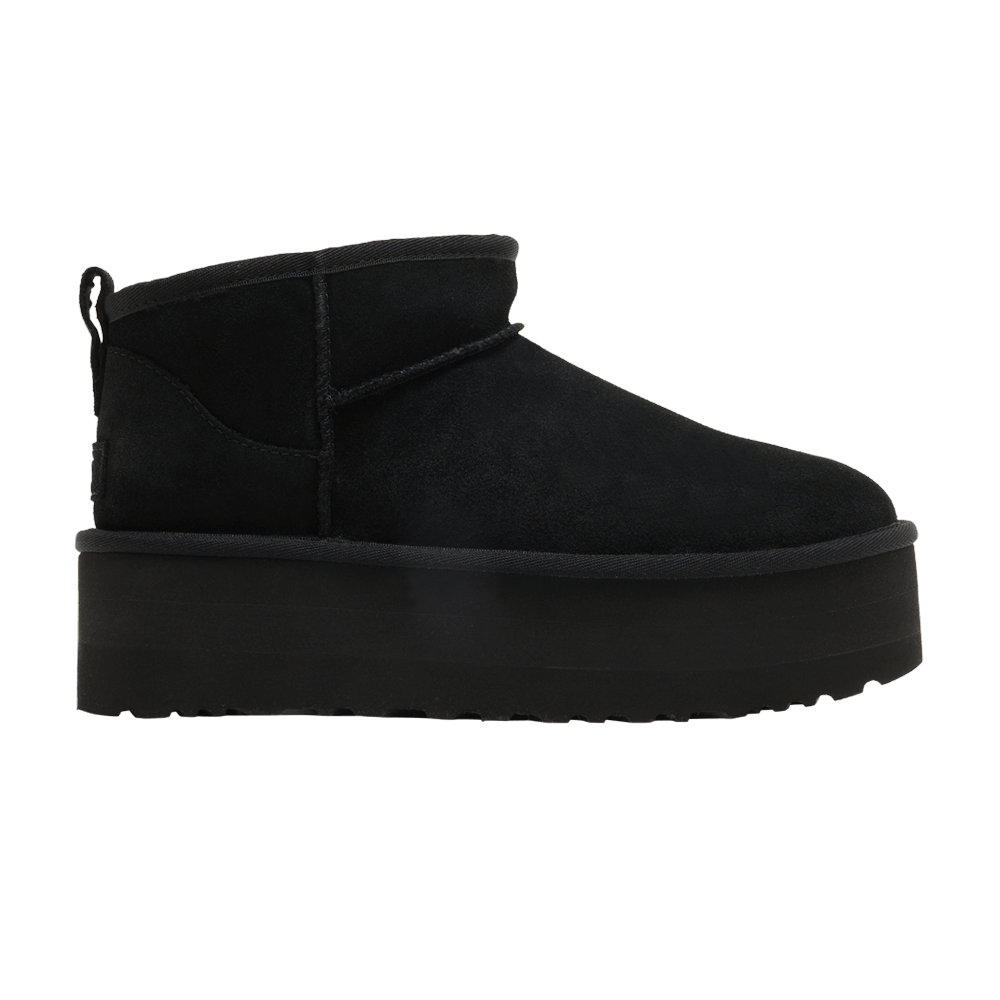 UGG Classic Ultra Mini Platform Boot Black (Femme)