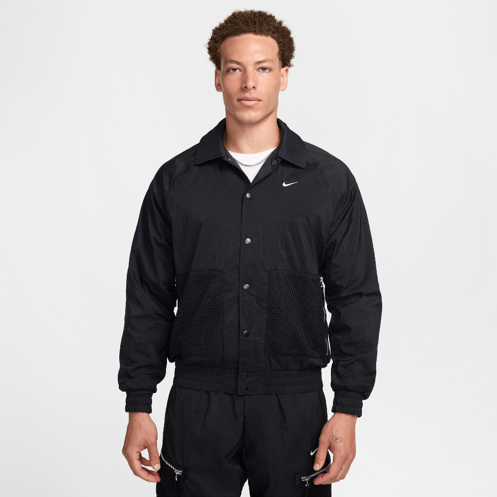 Nike Men's Repel Woven Basketball Jacket Black/White