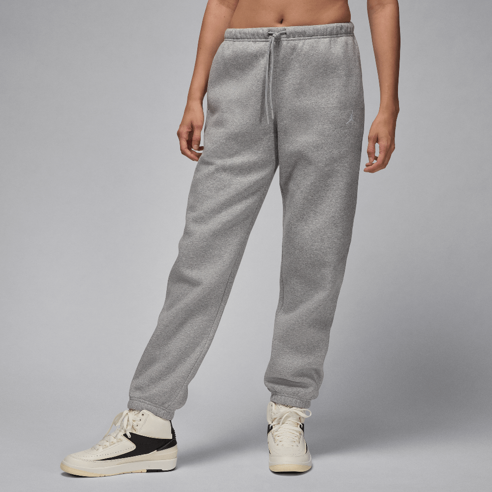 Pantalon Jordan Brooklyn Fleece pour femme Gris chiné foncé/Blanc