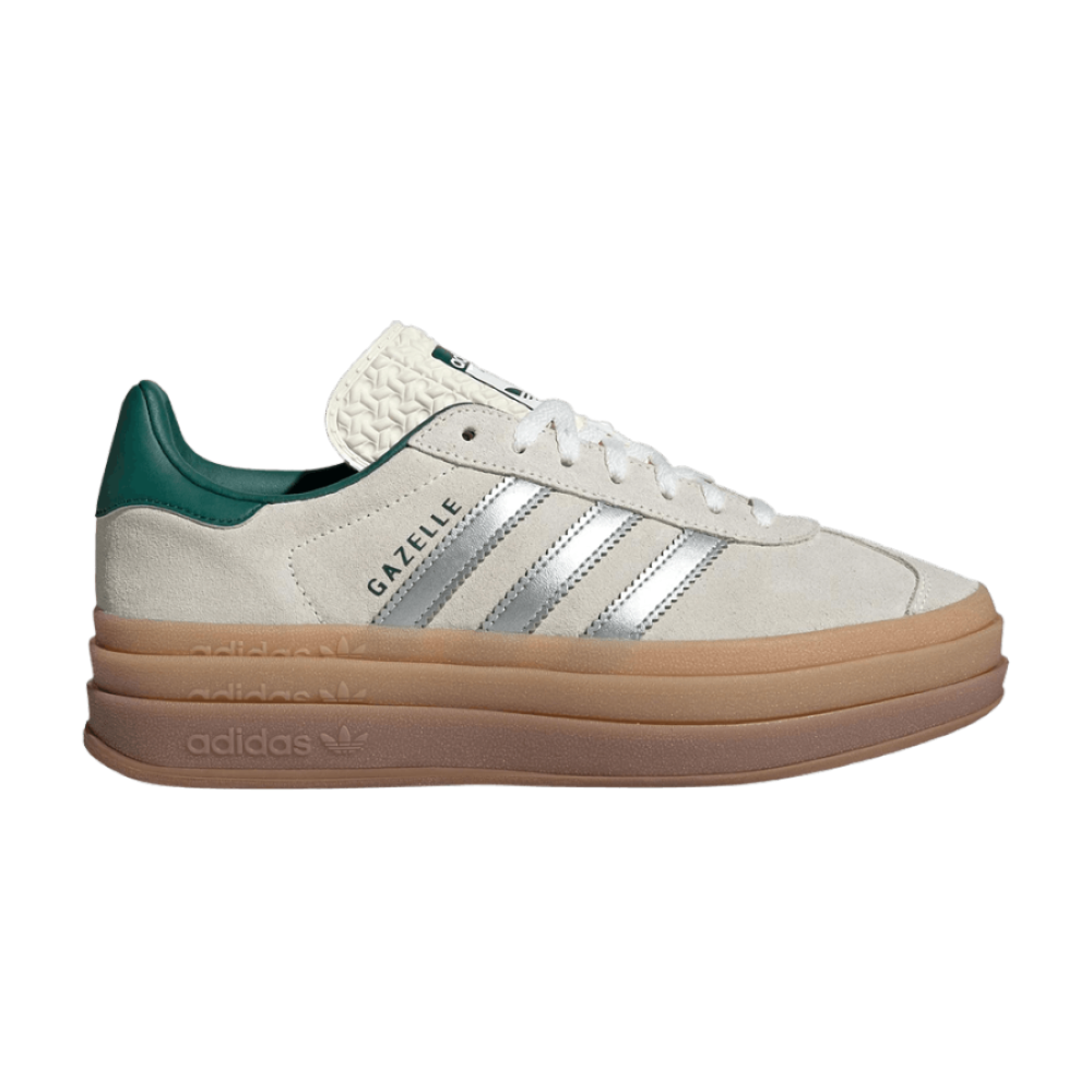 adidas Gazelle Bold Off White Collegiate Green (Femme)