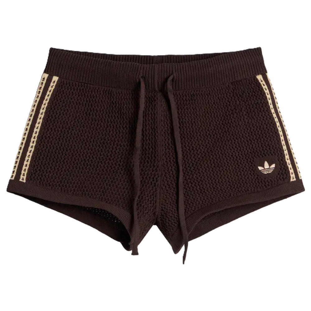 Shorts au crochet Adidas Aurora Coffee Magic Beige
