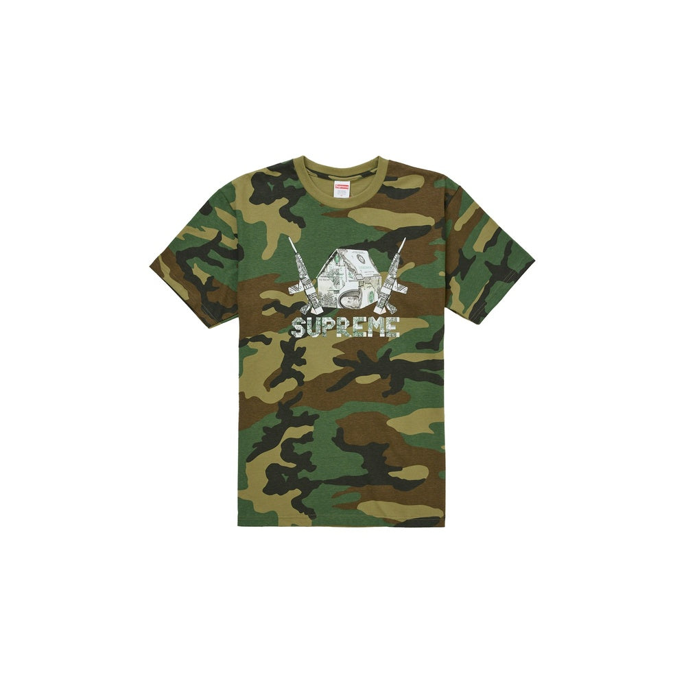 Tee-shirt Origami Supreme camouflage bois
