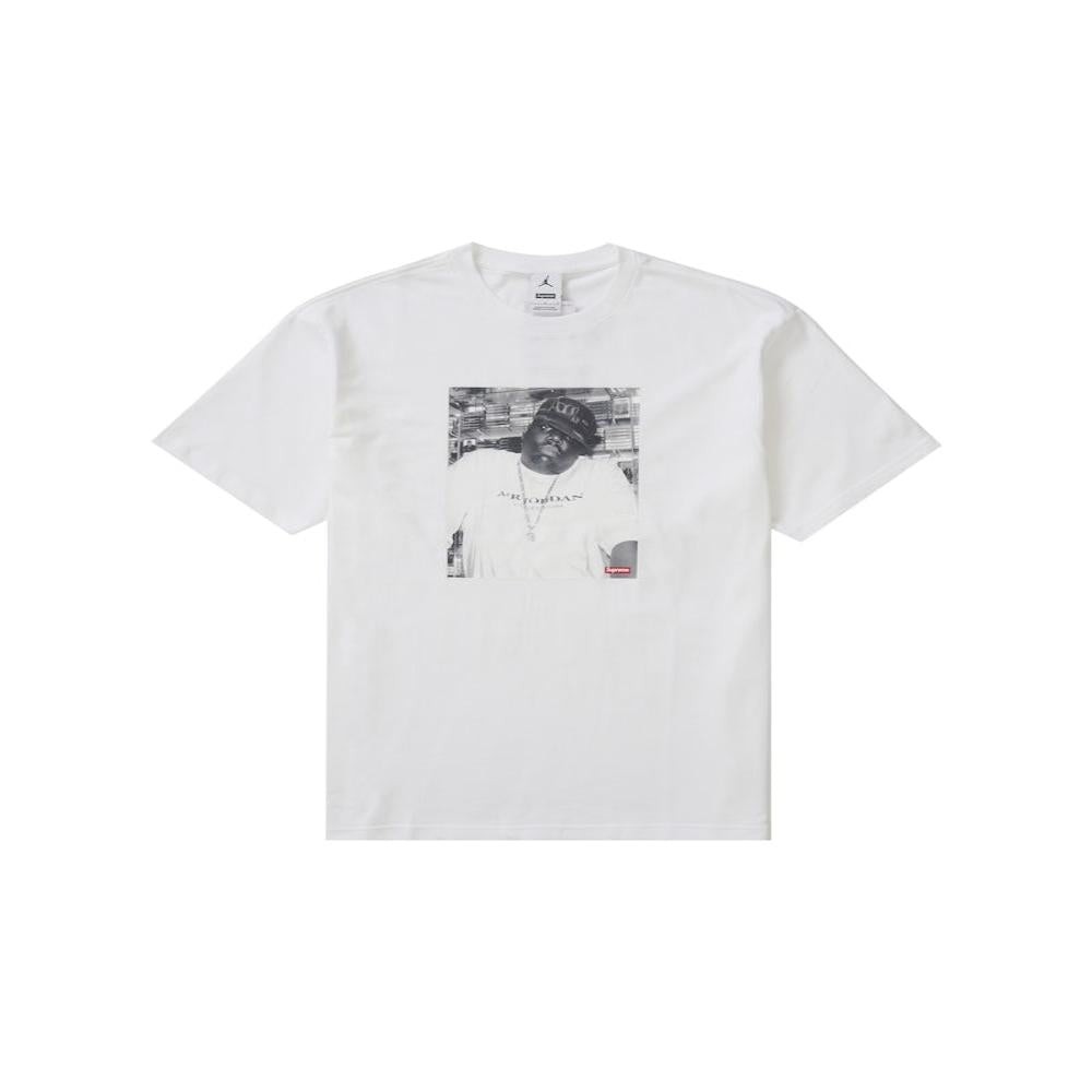Supreme Jordan Biggie S S Top Blanc
