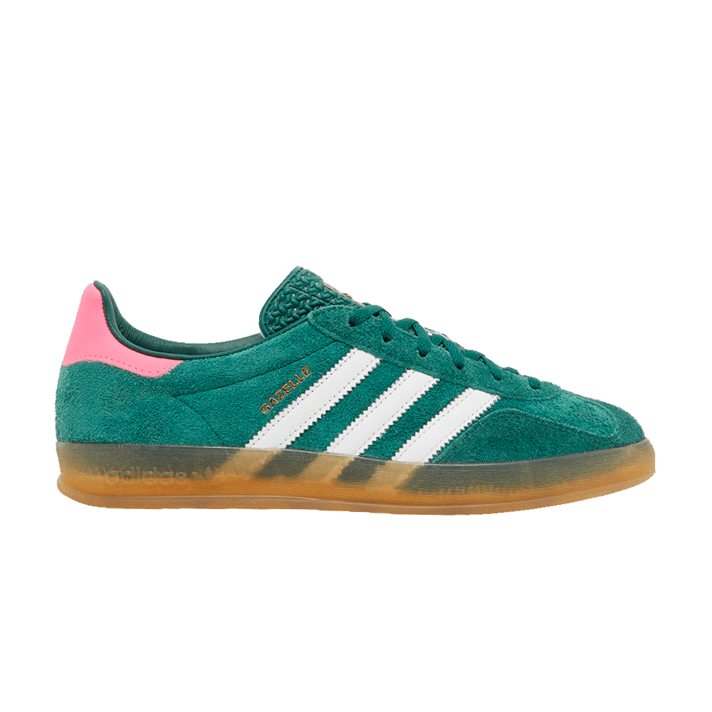 adidas Gazelle Indoor Collegiate Green Lucid Pink (Femme)