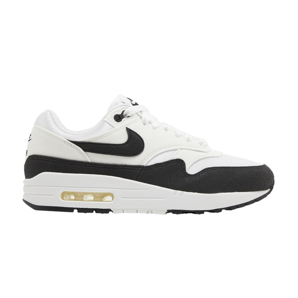 Nike Air Max 1 Blanc Noir Gris Neutre (Femme)